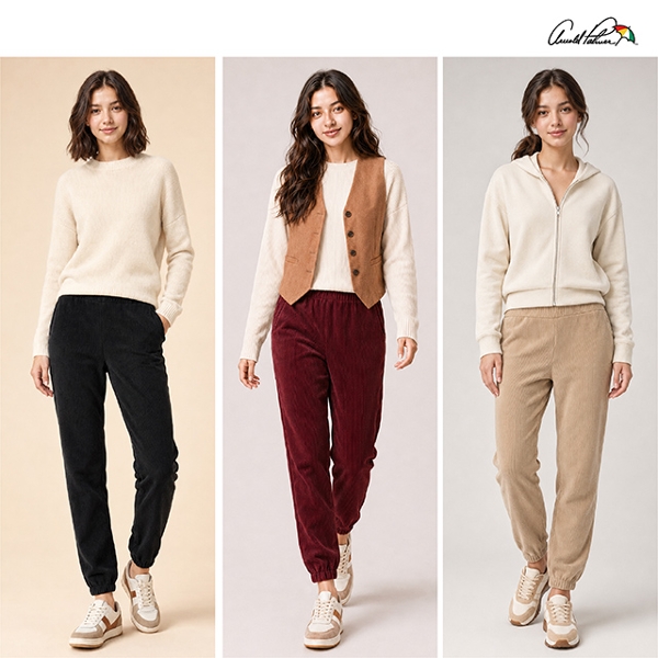 26FW[아놀드파마]코듀로이 데일리 팬츠 3종, 여성