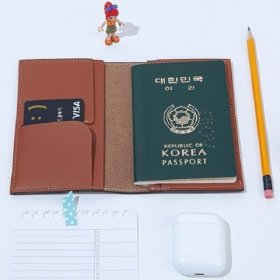 모아베르 여권케이스 가죽 여행 파우치 해외여행 필수품