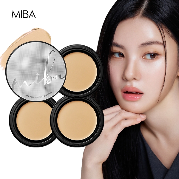 ★[방송에서만] 미바 기미 왕 팩트 본품1+리필3