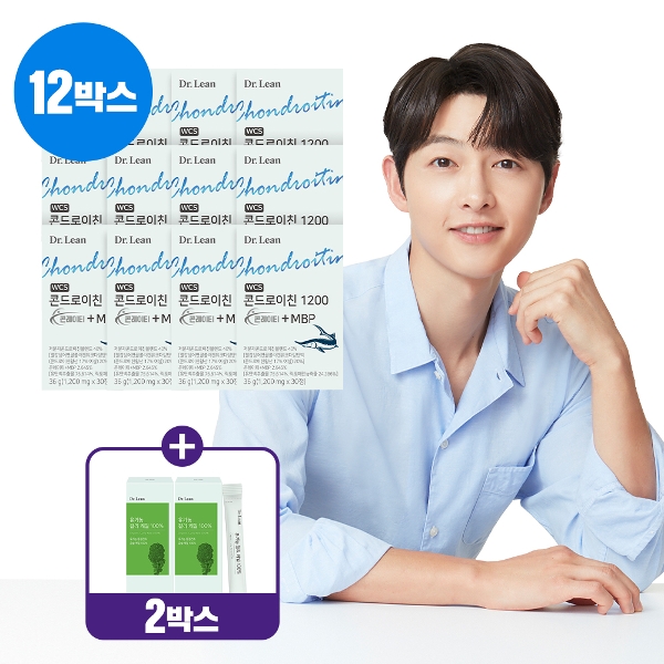 닥터린 콘드로이친 1200 콘레이티+MBP 12박스(12개월)+컬리케일 2박스