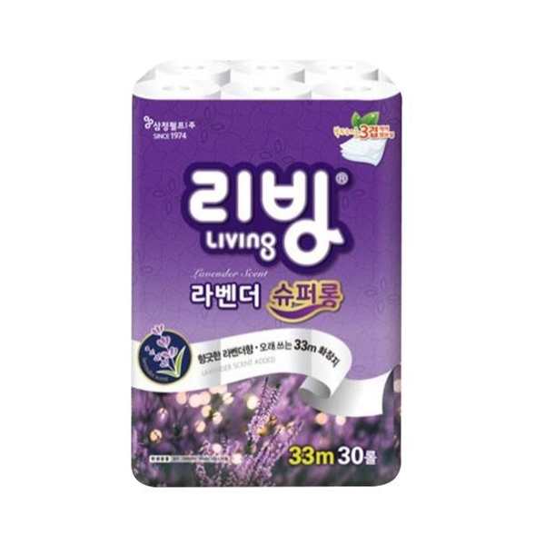 [wshop] 리빙 라벤더 슈퍼롱 데코 3겹 화장지 33m 30롤 5002845 | 홈쇼핑모아 [wshop] 리빙 라벤더 슈퍼롱 데코 3겹 화장지 33m 30롤... 