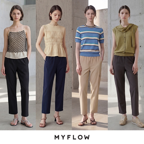 26SS[마이플로우]냉감 나일론 팬츠 4종, 여성