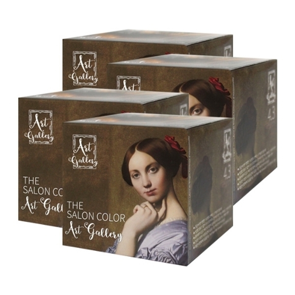 [wshop] 순수 더 살롱 컬러 아트 갤러리 4.3 밀크 브라운X4개/순수 염색약 흰머리 뿌리 새치커버 셀프 5568448 | 홈쇼핑모아 [wshop] 순수 더... 