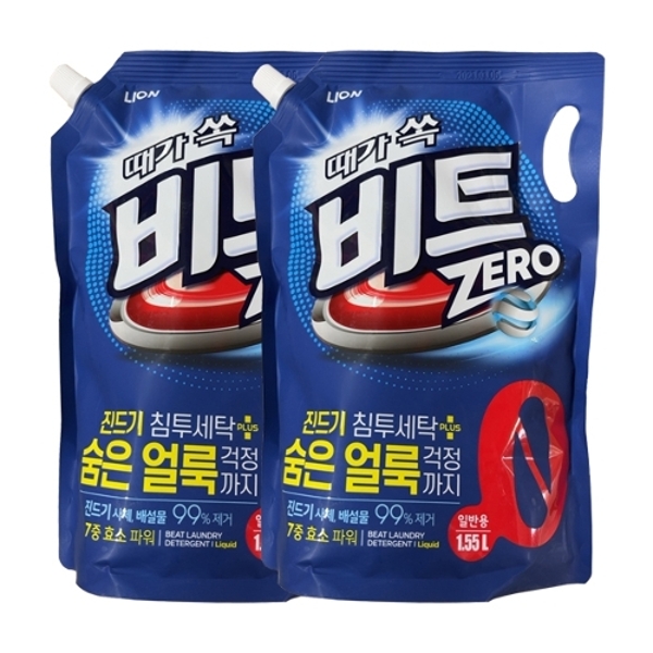비트제로 액체세제 일반용 리필 1.55L 2입