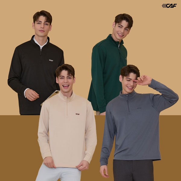 [초특가]르까프 데일리 집업 티셔츠 4종, 남성