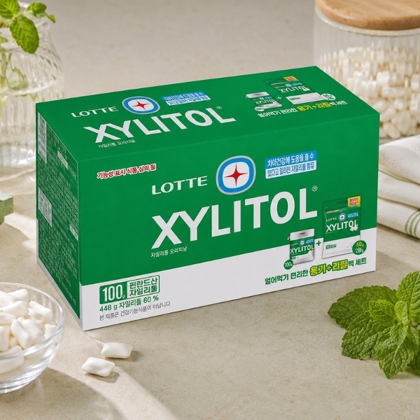 LOTTE 자일리톨 껌 448g / 348g + 100g