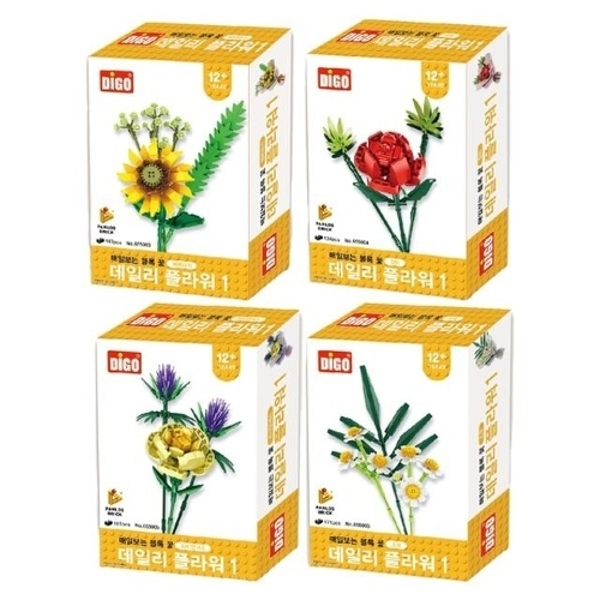 [wshop] 디고 데일리 플라워1 꽃 블럭 4종 교재 교구 학습놀이 4668557 | 홈쇼핑모아 [wshop] 디고 데일리 플라워1 꽃 블럭 4종 교재... 