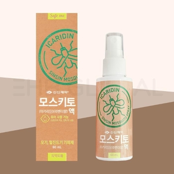 [신신제약]  모스키토액 60ml  모기기피제 모기퇴지체 모기 해충