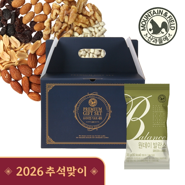 산과들에 원데이발란스그린 100입 선물세트
