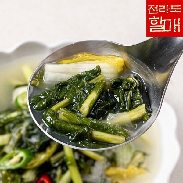 전라도할매 국내산 원재료 사용 시원한 백열무물김치 3kg