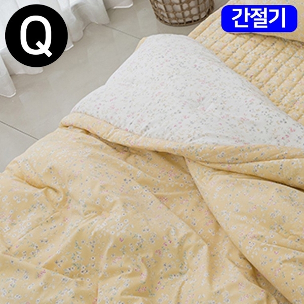 ( )까만 간절기차렵이불 겨울차렵이불 해피니 빈티지플라워