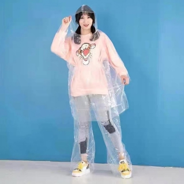 일회용 우비바지 10P 화이트 비옷 바지 발까지