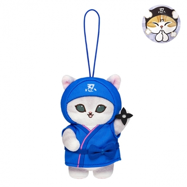 ( )모후샌드 닌쟈냥 마스코트 인형 10cm_블루