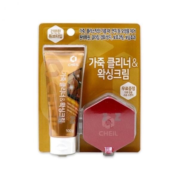 ( )제일 가죽 클리너 왁싱크림 H 쇼파 차량용 내부시트 가죽시트 찌든때제거 광택 코팅제 가죽클리너