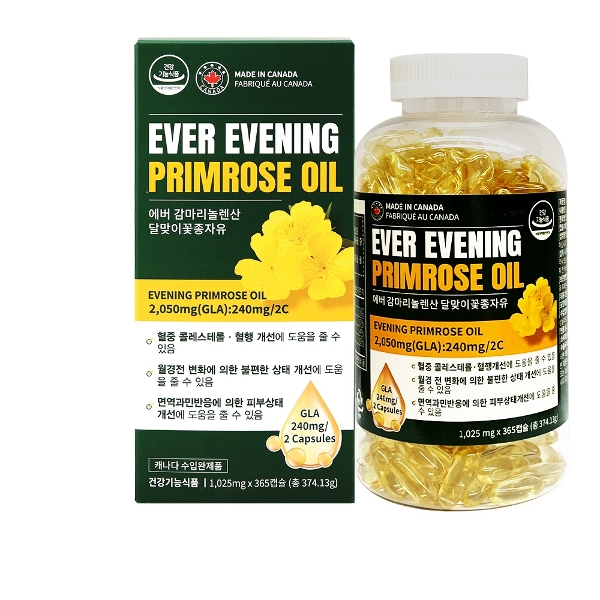 에버 감마리놀렌산 달맞이꽃종자유 365정 (1,025mg x 365캡슐)
