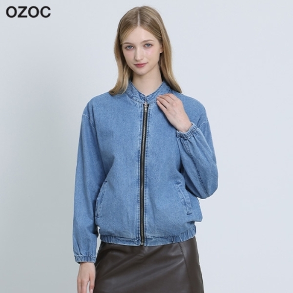 [오조크(OZOC)] 데님 노카라 자켓 (택가격 99000원)