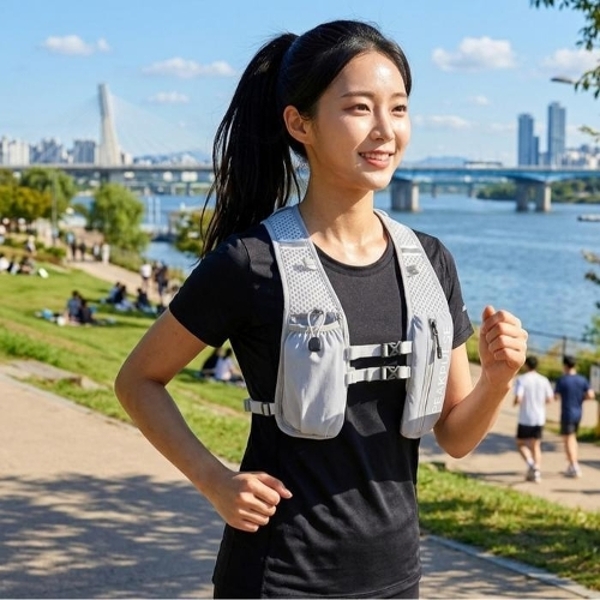 피크펄스 러닝조끼 러닝 베스트 트레일 마라톤 경량 가방 초경량