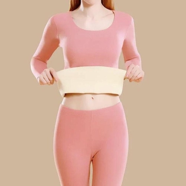 여자 겨울 기모 심리스 내의 내복
