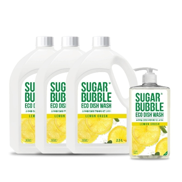 슈가버블 주방세제 940ml + 리필 2.5L 3통