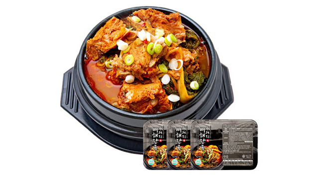할머니손맛 우거지 뼈해장국 대용량 1kg x 3팩 