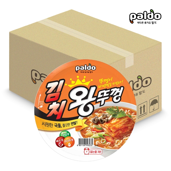 팔도 김치 왕뚜껑 110g 18개