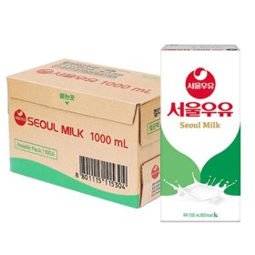 서울우유 멸균 흰우유 1000mlx10개
