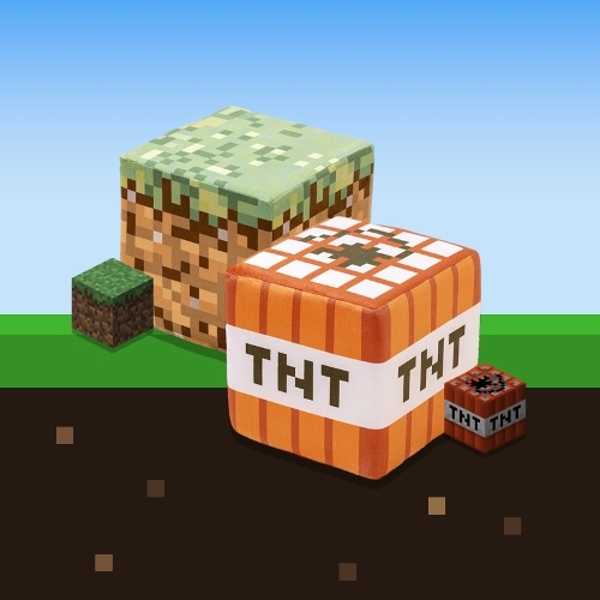 픽셀 마크 쿠션 블럭 TNT 대형 인형 쓸데없는 쓸모없는 소품 선물 쇼파 인테리어 블록