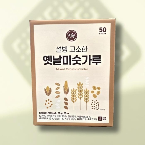 설빙 옛날 식사대용 곡물 미숫가루 24g x 50개 코스트코