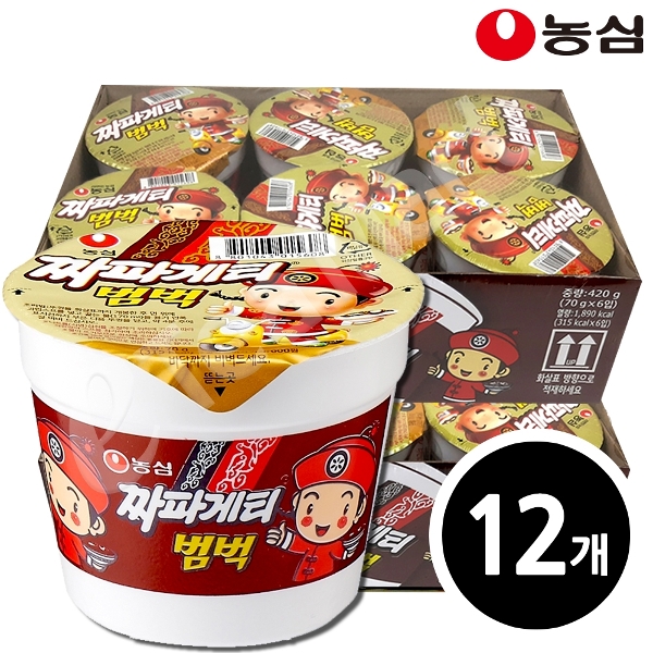 농심 짜파게티범벅 70g 6개입 x 2