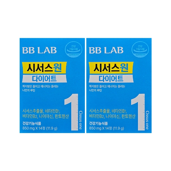 뉴트리원 비비랩 시서스 원 다이어트 850mg x 14정 x 2박스 /An