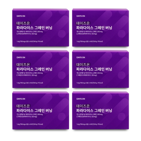 데이즈온 파라다이스 그레인 버닝 700mg x 14포 X 6박스 I