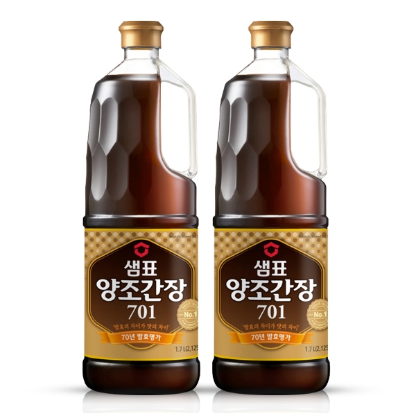 샘표 양조간장 701 1.7L 2개