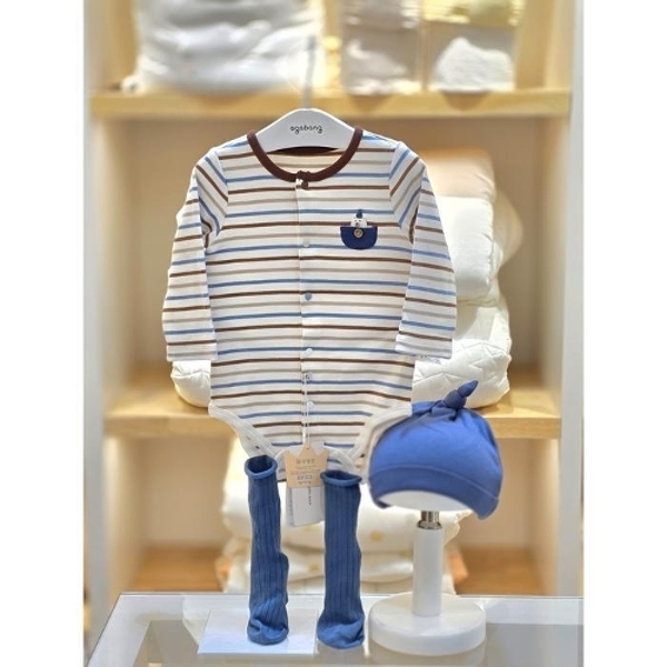 아가방 세이브존02 베코니바디수트양말세트(모자) 01t5517512