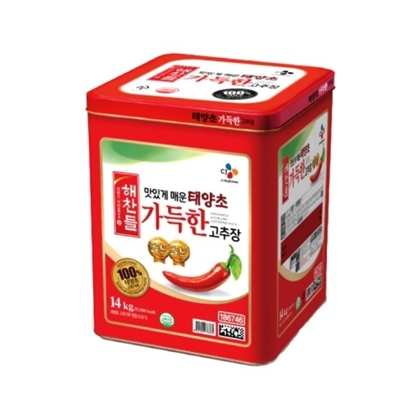 해찬들 가득한 고추장 14kg