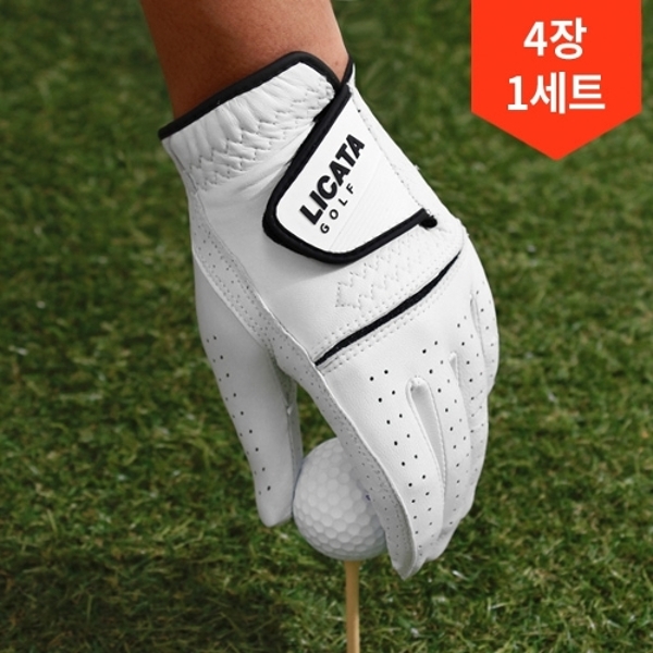 4장1세트/ 리카타 프리미엄 올양피 남여 골프장갑