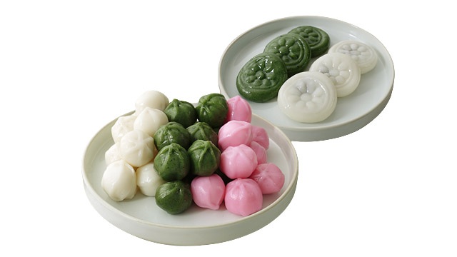 [명인 떡] 이호성 명인 팥앙금절편 800g+삼색꿀떡 800g
