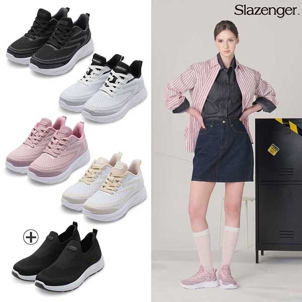 [슬레진저] 여성 워킹화1종+슬립온1종(2종)세트