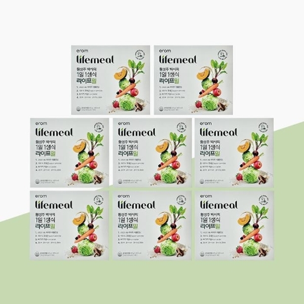 이롬 황성주 박사의 1일 1생식 라이프밀 30g x 14포 x 8박스 식사대용 선식 뉴밀