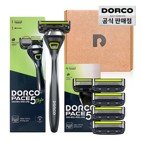 도루코 페이스 베이직 스타터킷 (면도기+면도날 총5입)