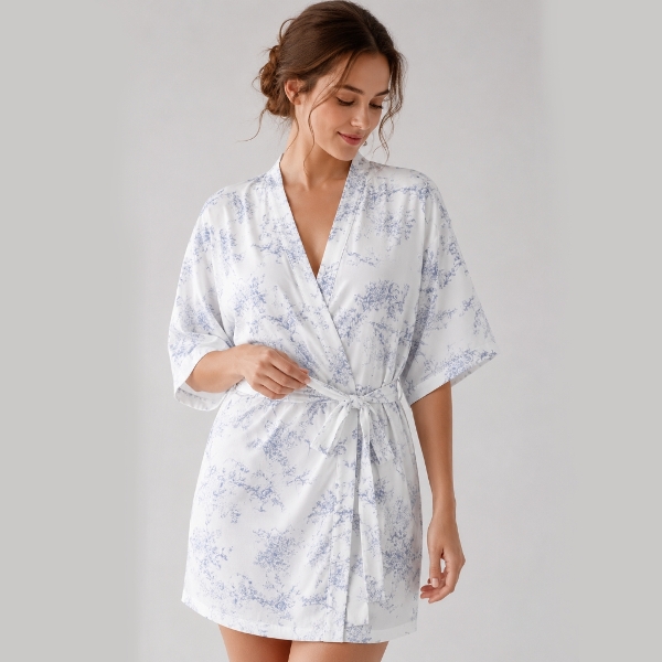 [DENNIS](파우치세트) 26FW신상 여성 패턴 샤워가운_DARXLSR501