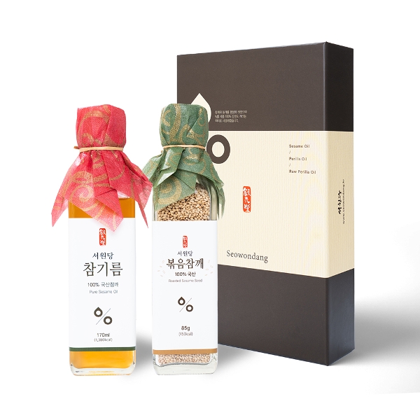 서원당 [서원당] 강원도 선물세트 2호 (참기름170ml+볶음참깨85g)