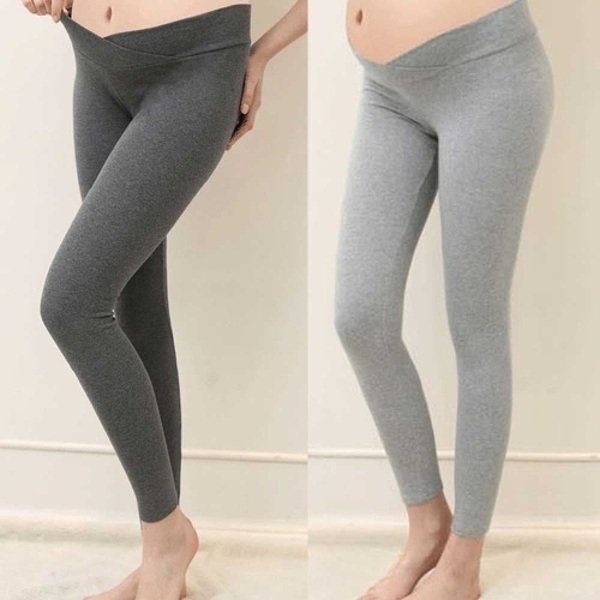 여성 임산부 운동복 쫄바지 배꼽 아래 레깅스 선물