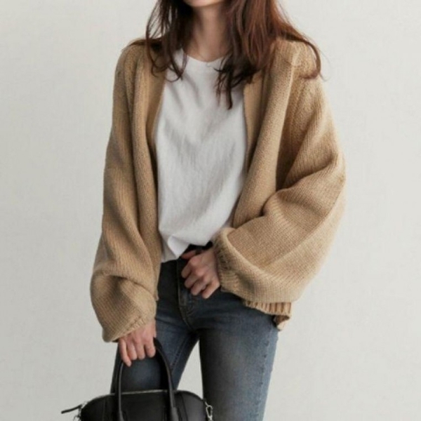 가을아우터 카디건 망토 숄 니트가디건 숄 가디건 망토