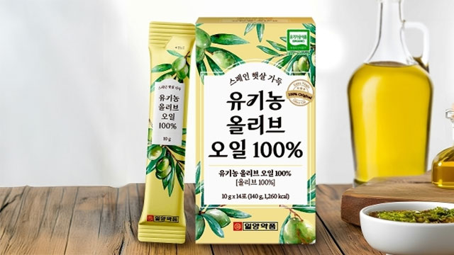 일양약품 유기농 올리브 오일 100 (10ml x 14포) 4박스