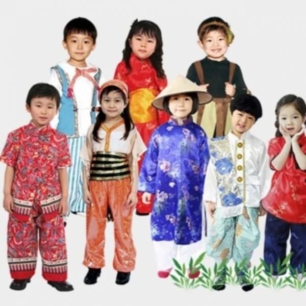 세계문화 의상소품세트 8종 세계문화체험 역할놀이