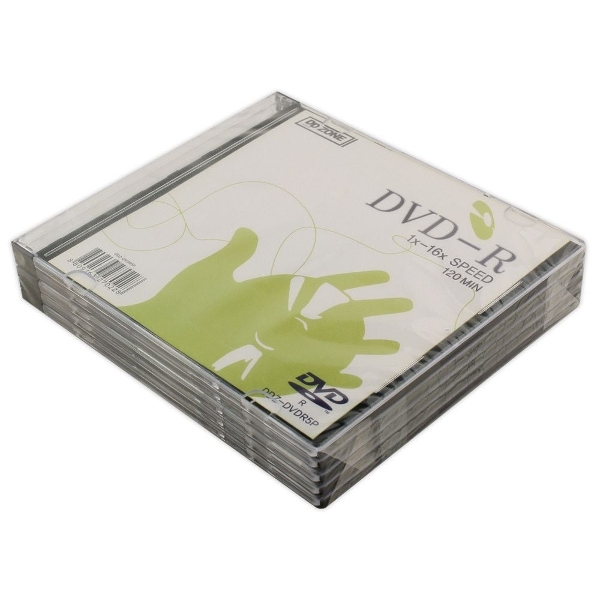 dvdr 공dvdr DVD-R 16X 120min 슬림케이스 5P