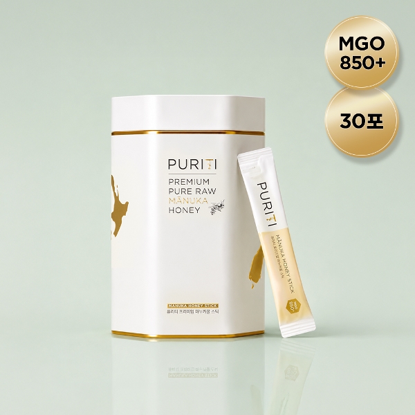 퓨리티 뉴질랜드 마누카꿀 UMF20+ MGO850 스틱 틴케이스 에디션 10g 30포