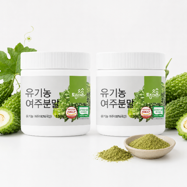 [토종마을]HACCP인증 국산 유기농 여주분말 150g X 2통
