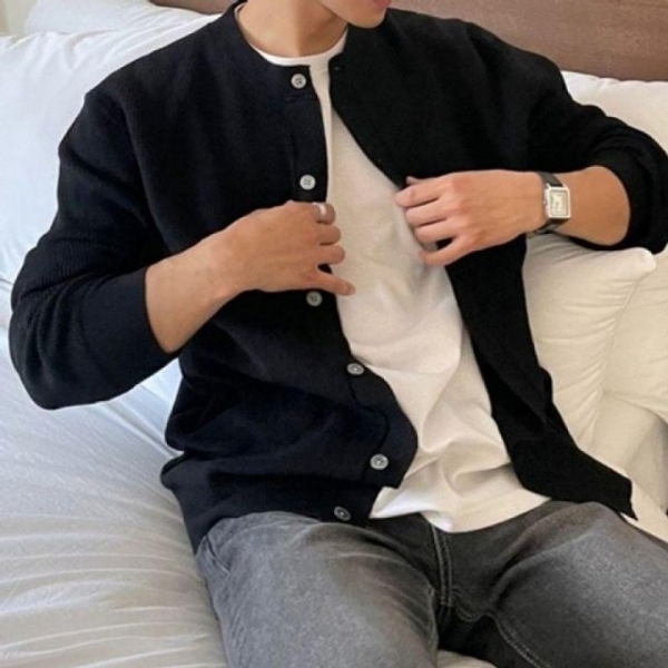 간절기 남성 출근룩 카디건 간절기카디건 남성가디건 베이직카디건