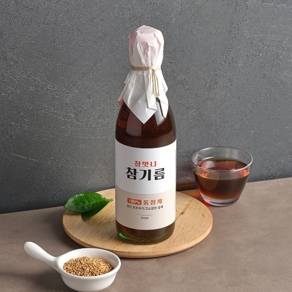 [참맛나] 통참깨 참기름 350ml x 4병